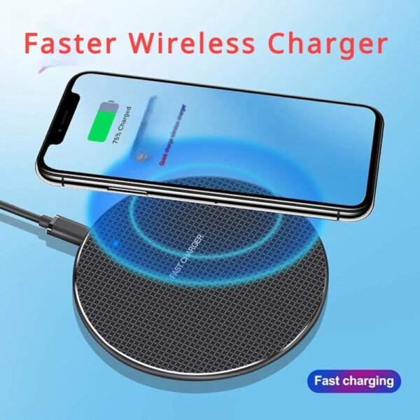10W Qi Wireless Fast Charger Charging Pad - Image 2