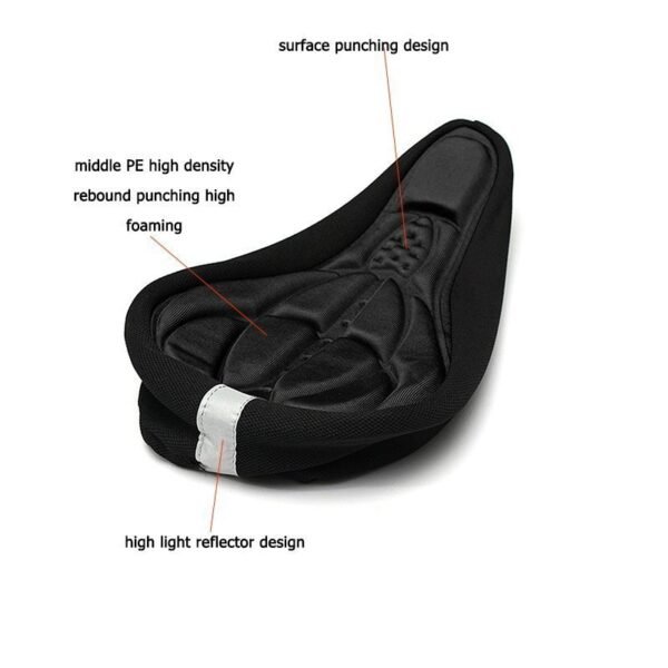 3D Soft Bicycle Bike Seat Cover Sponge Breathable Cushion - Image 3