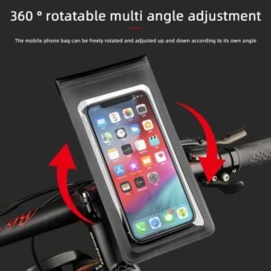 Rainproof Bike Bag Bicycle Front Cell Phone holder