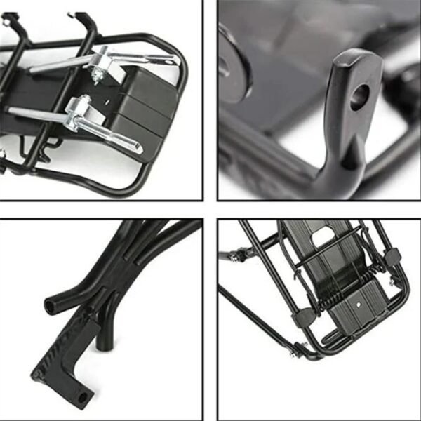 Economical Bolt-On Bicycle Carrier Rack - Adjustable Fit - Image 3
